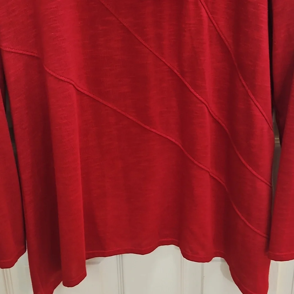 I.N. Studios Red Cowl Neck Sweater Size XL